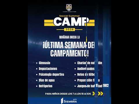 ¡Ya se acaba! Última semana de Campamento de fútbol en Santa Fe Fútbol Academy en Santo Domingo