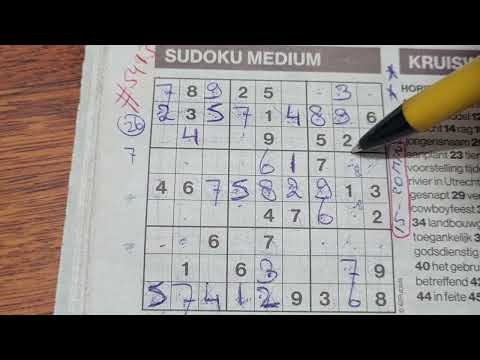 War between N.Korea & S.Korea? (#5413) Medium Sudoku. 11-01-2022