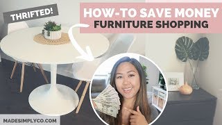 How-To Furnish Your Home for Less! | Shopping Second-Hand Furniture Tips