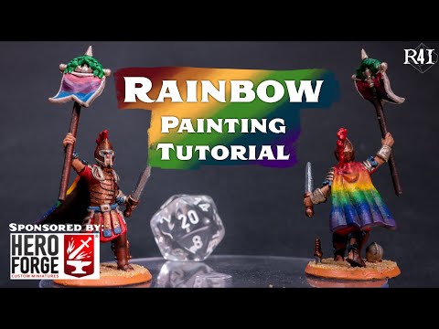 Rainbow Blending Painting Tutorial