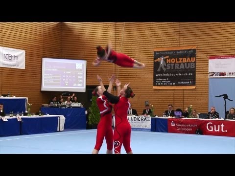 Acro Cup Albershausen 2013 WomensGroup Dynamics Youth TSVKersbach-SVEggolsheim-Roppelt,Götz,Hubert