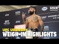 UFC Uruguay Official Weigh-in Highlights - MMA Fighting