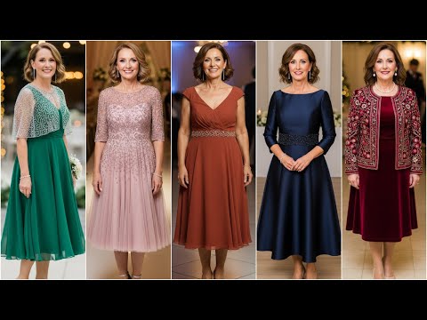 Autumn Mother of The Bride Tea Length Dresses: 2025 Fall Wedding Trends, Colors & Flattering Fits