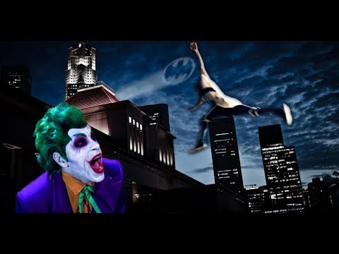 Batman vs Joker Meets Parkour in Real Life