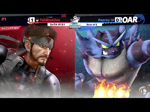 Loser's Semis - Asprey (Incineroar) vs TehBlueOne (Snake) - Smash on the Harbour #151