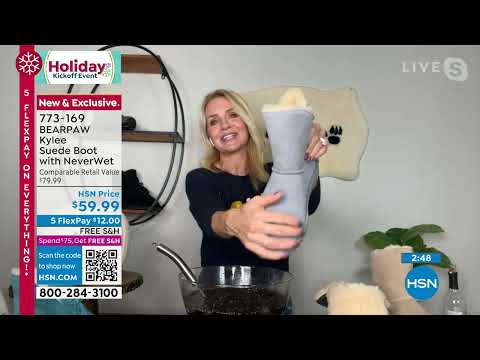 BEARPAW Kylee Suede Boot with NeverWet