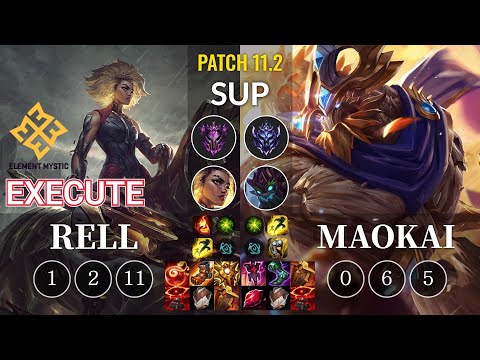 EM Execute Rell vs Maokai Sup - KR Patch 11.2