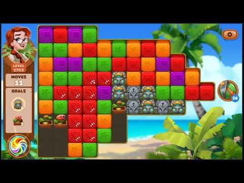 Lost Island Blast Adventure Level 1762 - NO BOOSTERS 🏝️ | SKILLGAMING ✔️