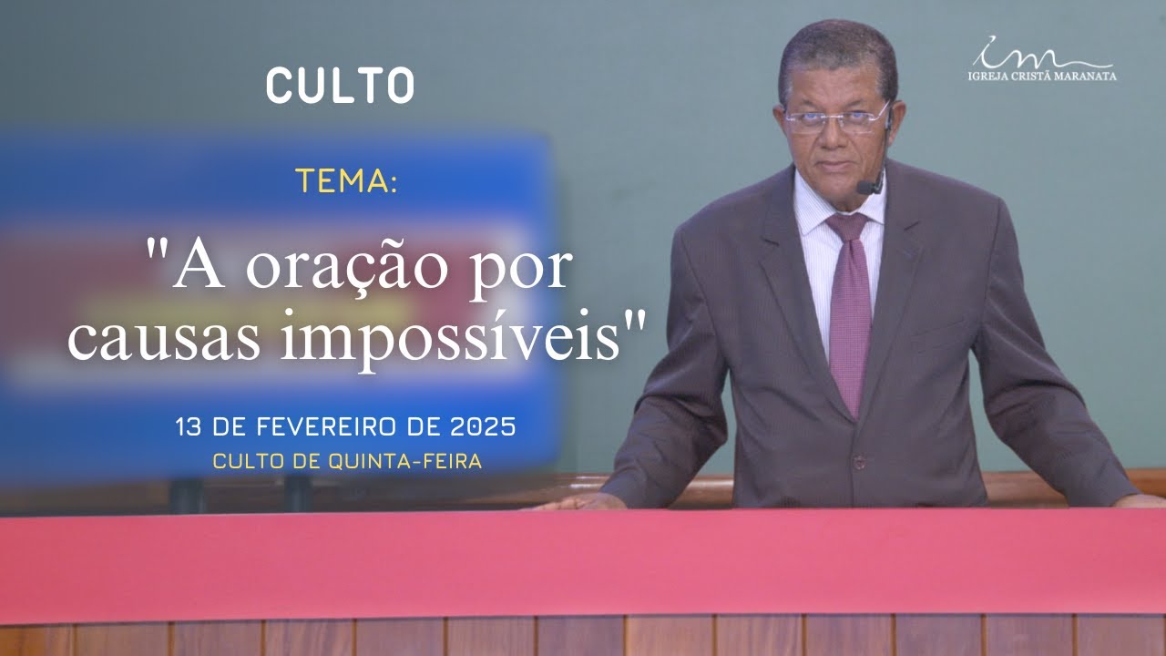 A oração por causas impossíveis