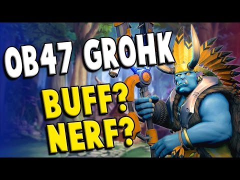 Paladins: Grohk OB47 Gameplay - Was Grohk Buffed or Nerfed?