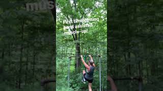 Silver is the new strong 💪🏻 Grandma gets her first muscle-up#shorts