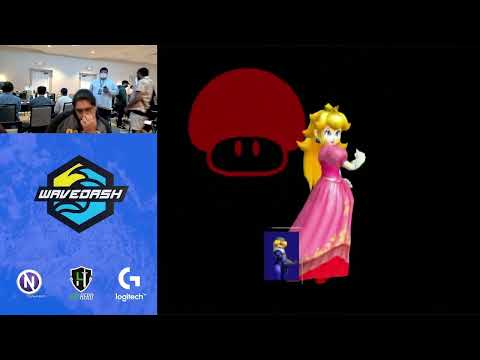WaveDash 2023 Losers Round 3 - Smashingumball (Sheik) Vs. Blueclues (Peach) - SSBM Tournament