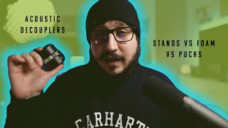 Video thumbnail for Speaker Decouplers | How to make your speakers better with DMSD 60 / IsoAcoustics Pucks / Stands by 2probeats