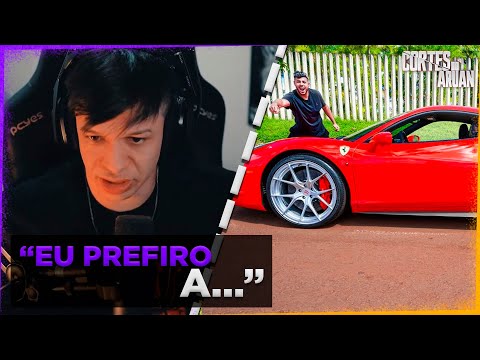 ARUAN REAGE A COLOQUEI RODÃO NA MINHA FERRARI - AGORA TA CHAVE ! (RENATO GARCIA) - Cortes do Aruan