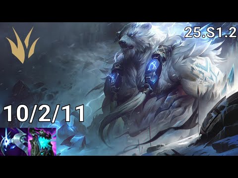 Volibear Jungle vs Viego - EUW Master | Patch 25.S1.2