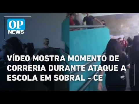 Video shows students running after shooting at Sobral school | O POVO NEWS
