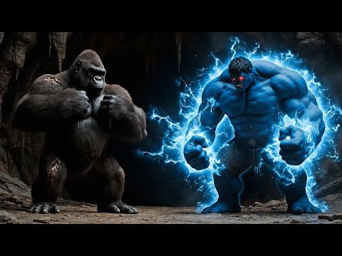 King Kong's Frozen Confrontation with Blue Hulk: Ancient Magic Awakens