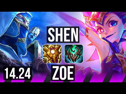SHEN & Caitlyn vs ZOE & Seraphine (SUP) | 2/3/13 | NA Challenger | 14.24