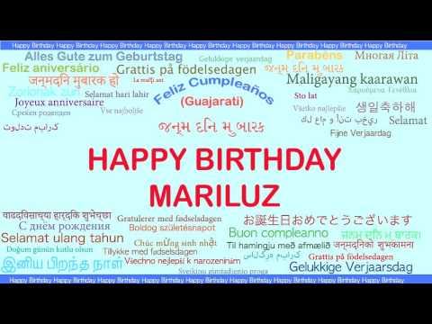 MariLuz   Languages Idiomas - Happy Birthday
