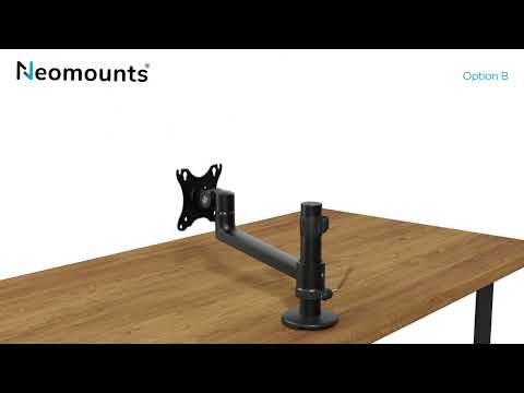 Neomounts DS20-425BL1 Full-Motion-Tischhalterung für 11,6-17,3" Laptops - Schwarz video preview