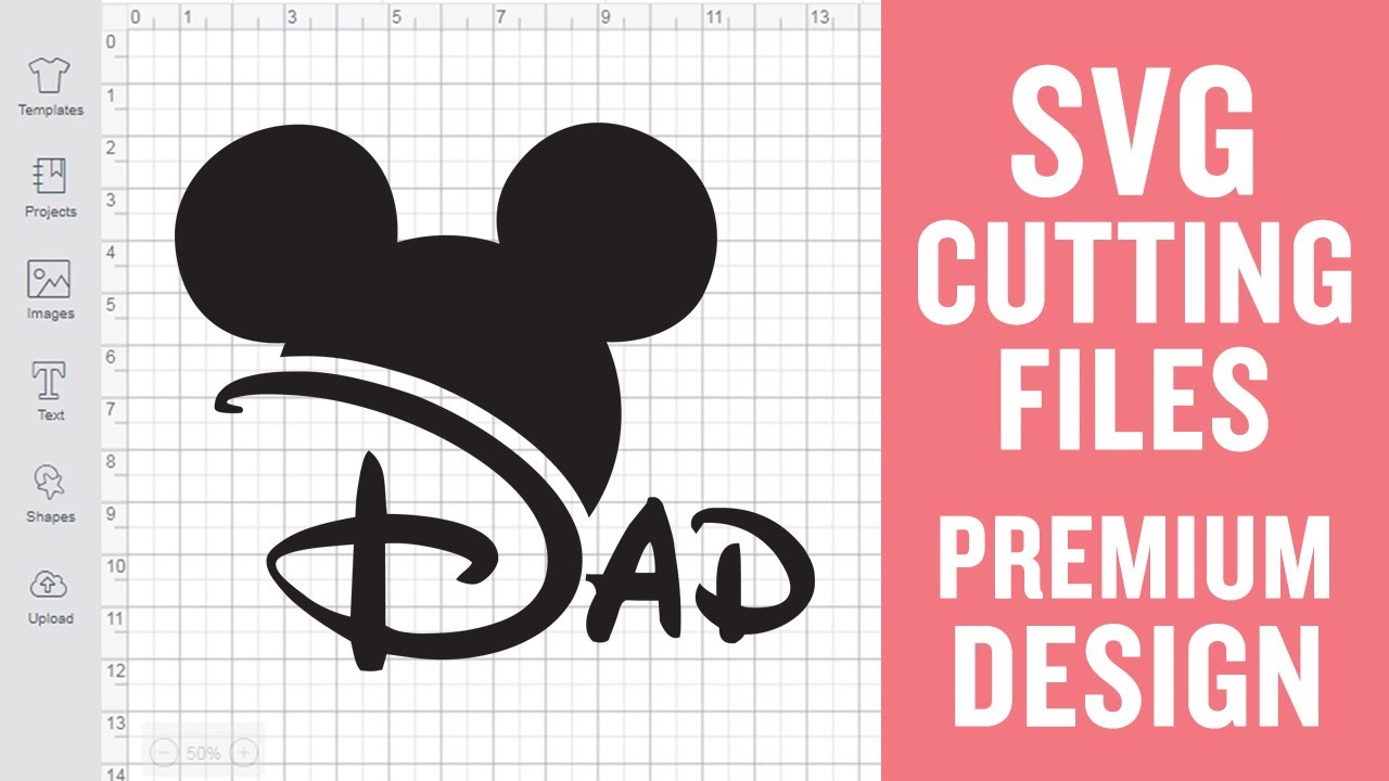 Disney Dad Svg Cut File for Cricut