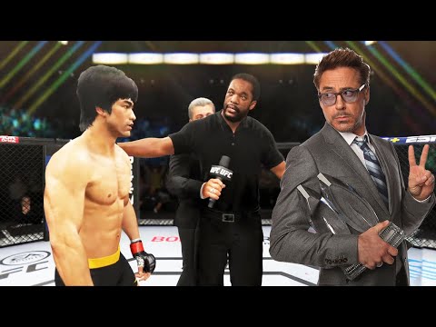 UFC 4 | Bruce Lee vs. Robert Downey Jr. (EA Sports UFC 4)
