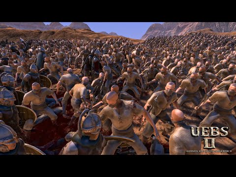 25000 Bandits VS 25000 Rohan Swordsmans. Ultimate Epic Battle Simulator 2 UEBS 2