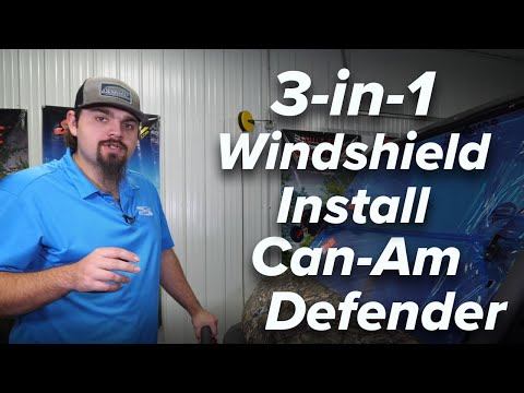 How to install SuperATV 3-in-1 Windshield for the Can-Am Defender