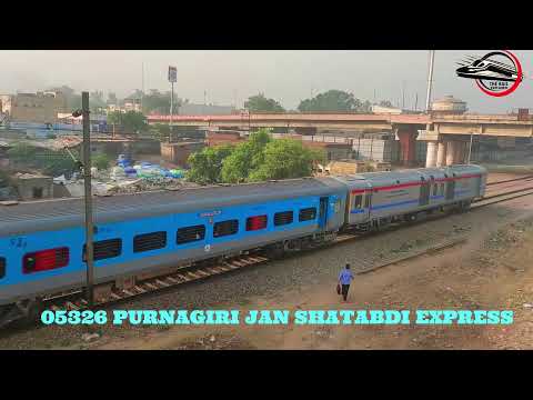 BACK TO BACK HIGH SPEED TRAINS WITH FRESHLY PAINTED UNIQUE LOCOMOTIVES