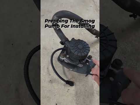 Prepping The Smog Pump For Installing - Bad Wrench Automotive