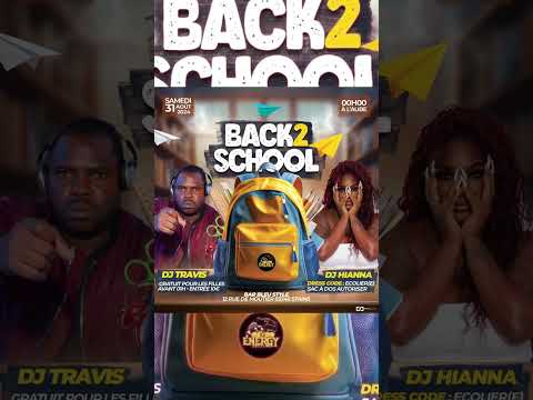 Dj Travis & Dj Hianna Bar Bleu Back 2 School