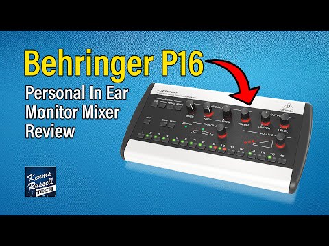 Behringer P16 In Ear Mixer Review/Overview