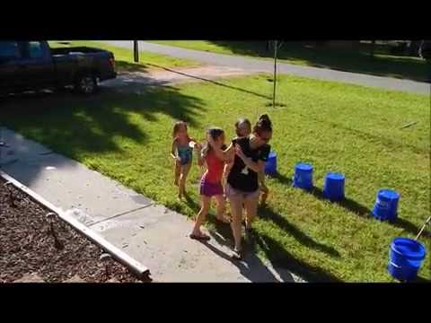 Water Balloon popping challenge