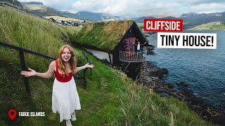 Sleeping on the EDGE of the Atlantic! Our EPIC Tiny House in the FAROE ISLANDS (Full Tour)