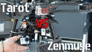 DJI Gopro Zenmuse H3-2D VS. Tarot T-2D Gimbal: DJI S800