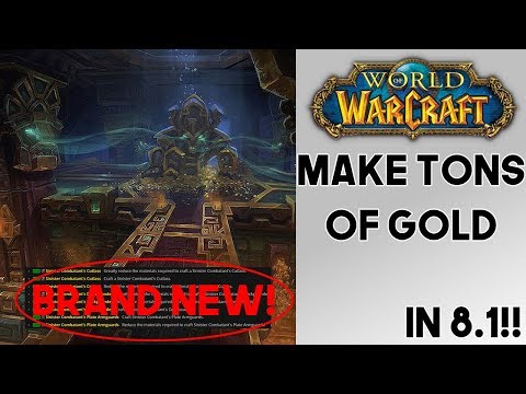 World of Warcraft Make INSANE Gold In Patch 8.1 With Professions!Watch This To Be Ready!(8.0)(8.0.1)