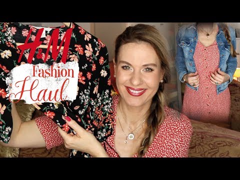 New in H&M 👗 Try on HAUL 👗 NEUE  Kleider * JEANSJACKE  I Amelie with Love