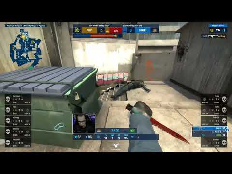 The kit drop noise made Es3tag to look at the wrong direction | NIP Vs Godsent | IEM Winter 2021