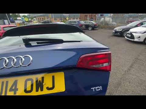 2014 14 plate Audi A3 2.0TDI Sport 5DR Scuba Blue