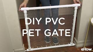 DIY PVC Pipe Pet Gate