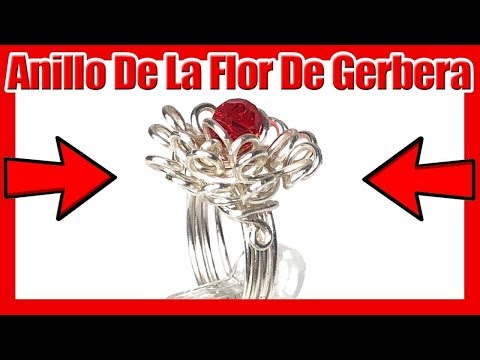 Anillo de alambre de la *Flor de la Gerbera*