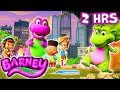 Sunny Days With Barney ️🛝 Playground Adventures Barney S World 2 Hours Kids Cartoon
