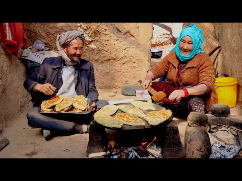 Morning routine of Cavedweller | Cooking Unique Traditional Food | Village life in Afghanistan