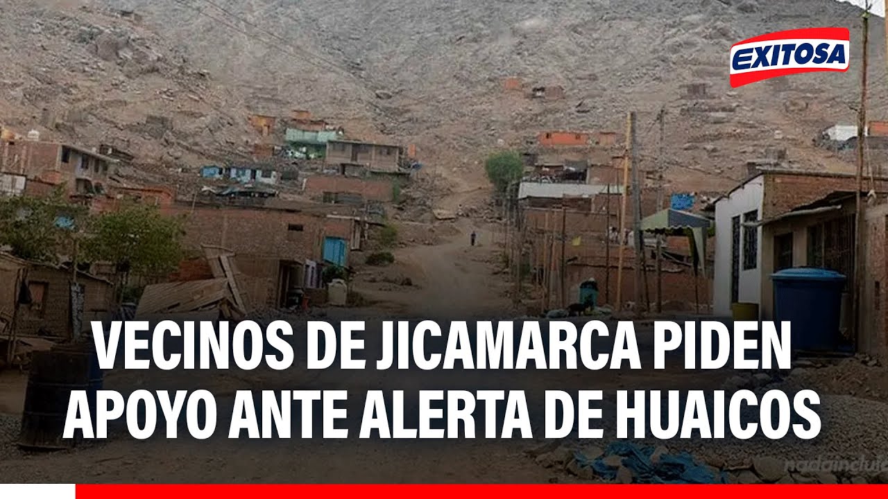 🔴🔵 Senamhi advierte riesgo extremo por huaicos en Lima: Vecinos de Jicamarca piden protección