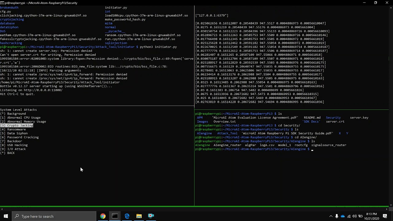 MicroAI AtomML for RaspberryPi | Security Tutorial