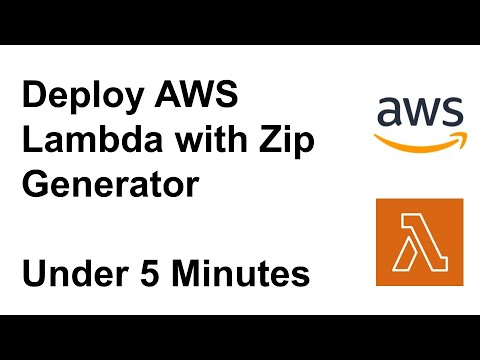 Deploy Aws Lambda Python With Zip Under 5 Minute