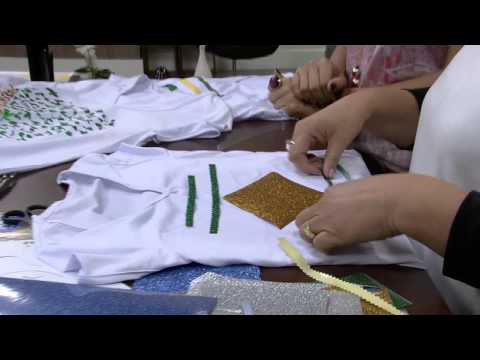 Mulher.com 05/06/2014 - Customização Copa por Valeria Souza - Parte 1