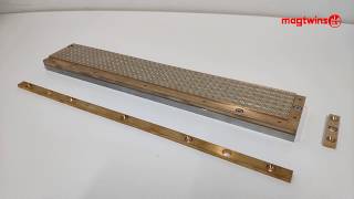 Magnetic chuck for hard metal alloy grinding Magtwins