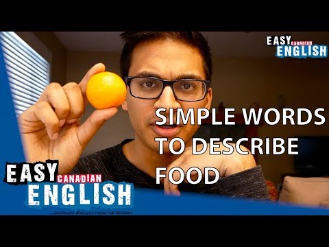 Simple English words to describe food | Super Easy English 3