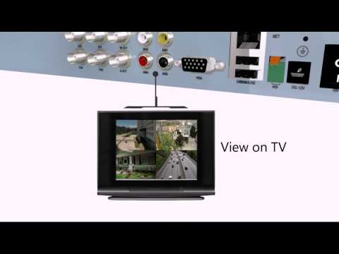 ZMODO KIT 264 DVR 8Canales 4 Cámaras de seguridad